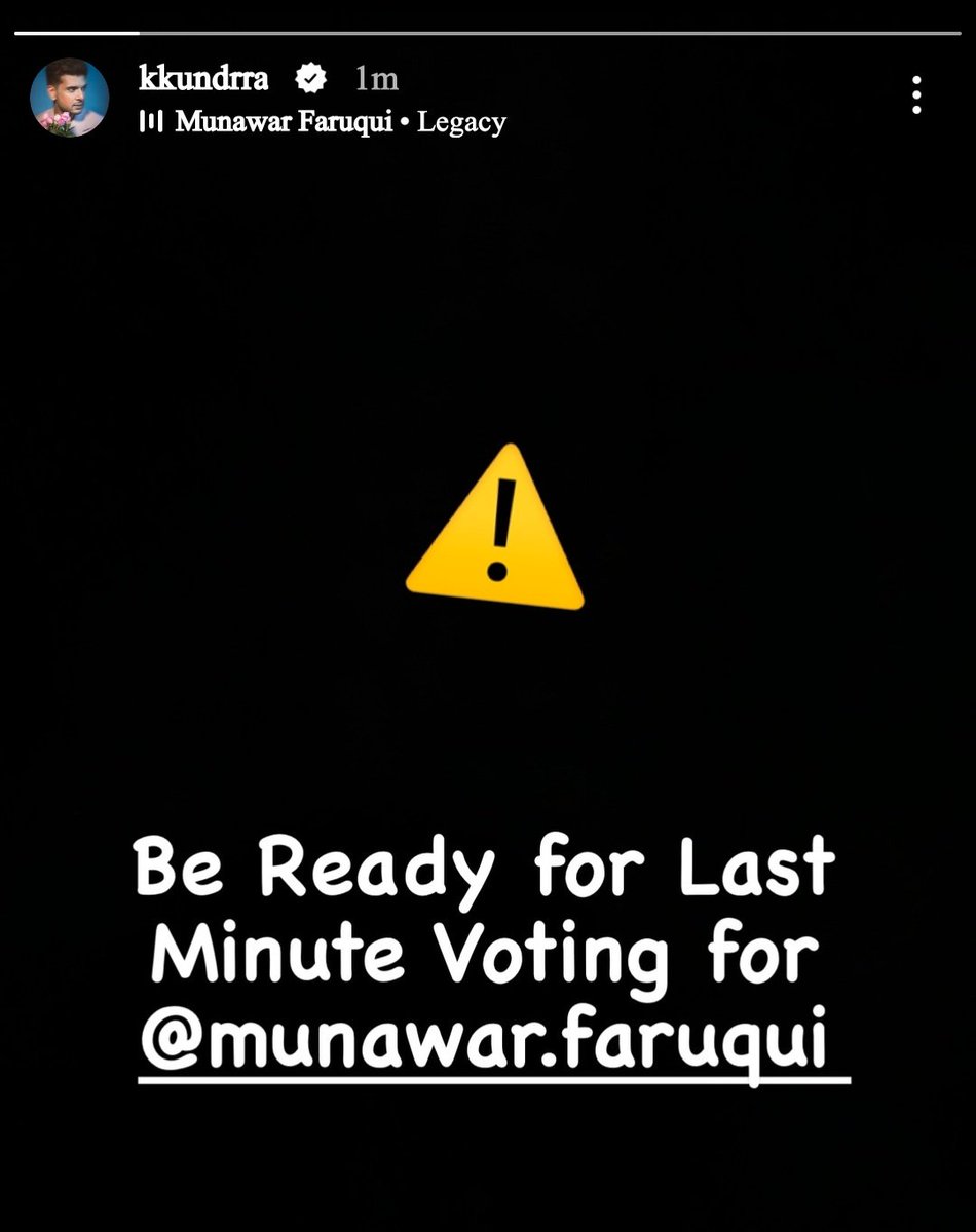 Karan's story for Live Voting ❤️

#KaranKundrra #MunawarFaraqui #MunRan