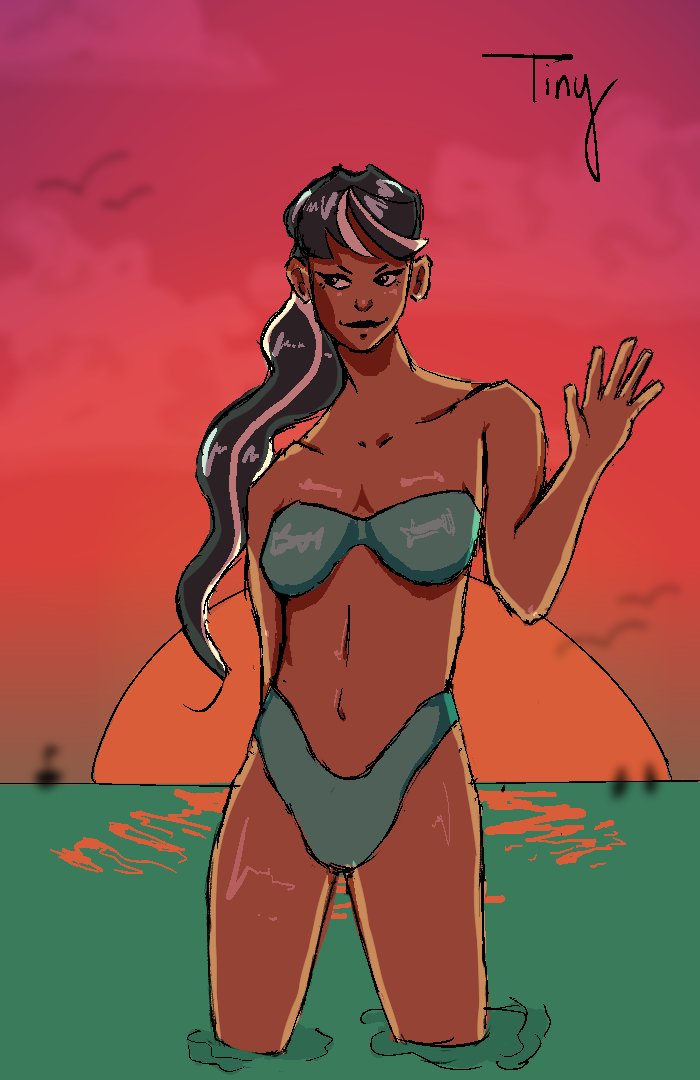 TinySims7's tweet photo. Haven't drawn in so long, here's some fanart of the famous @PahruPahruu https://t.co/wv9p3xHsIM