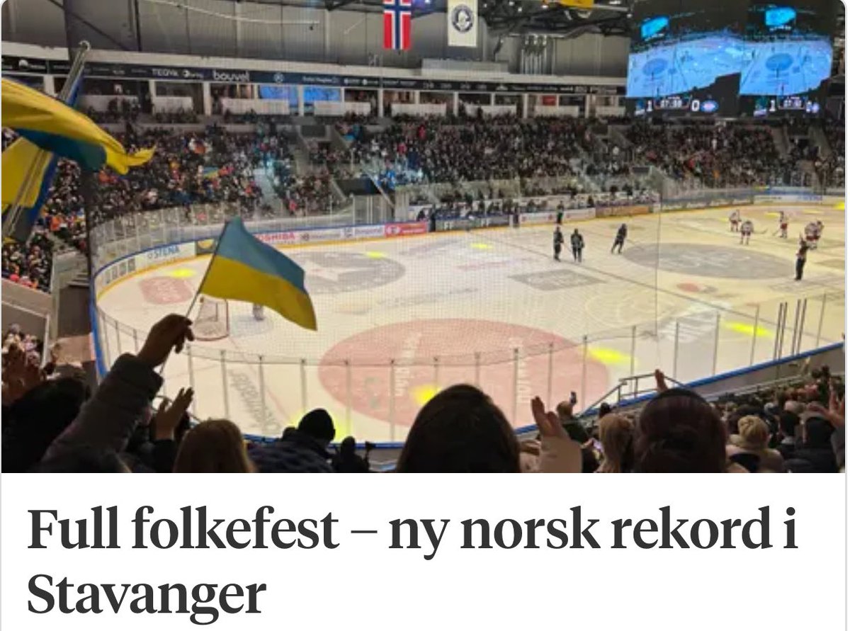 Stavanger Oilers (@stavangeroilers) on Twitter photo Sammen er vi sterke! 🇺🇦 
aftenbladet.no/sport/i/dnbwzA… Sammen er vi sterke! 🇺🇦 
aftenbladet.no/sport/i/dnbwzA…