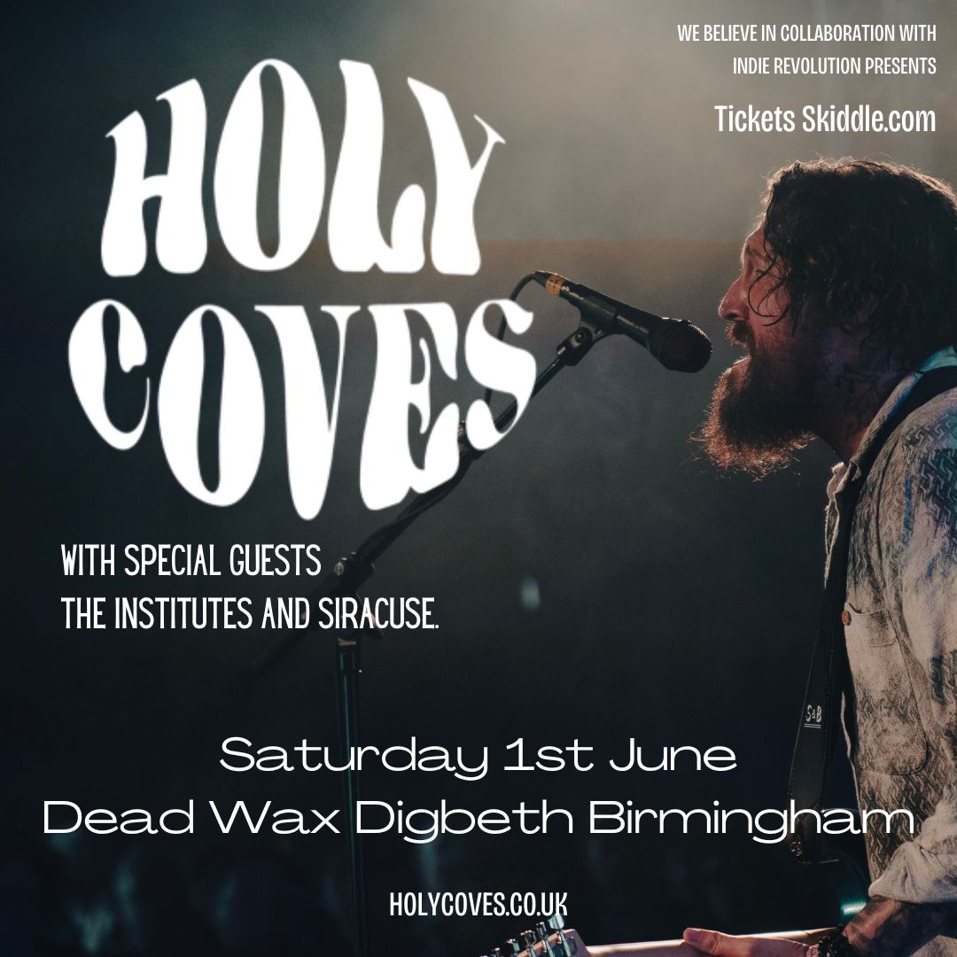 🏴󠁧󠁢󠁥󠁮󠁧󠁿 BIRMINGHAM 🏴󠁧󠁢󠁥󠁮󠁧󠁿 We've just confirmed the support bands for @DeadWaxDigbeth Birmingham 🔥 Joining us are the superb @theinstitutesuk & @siracusemusic Buy Tour Tickets for Aberdeen, Sheffield & Birmingham 👇 linktr.ee/HolyCoves #BIRMINGHAM #SHEFFIELD #ABERDEEN