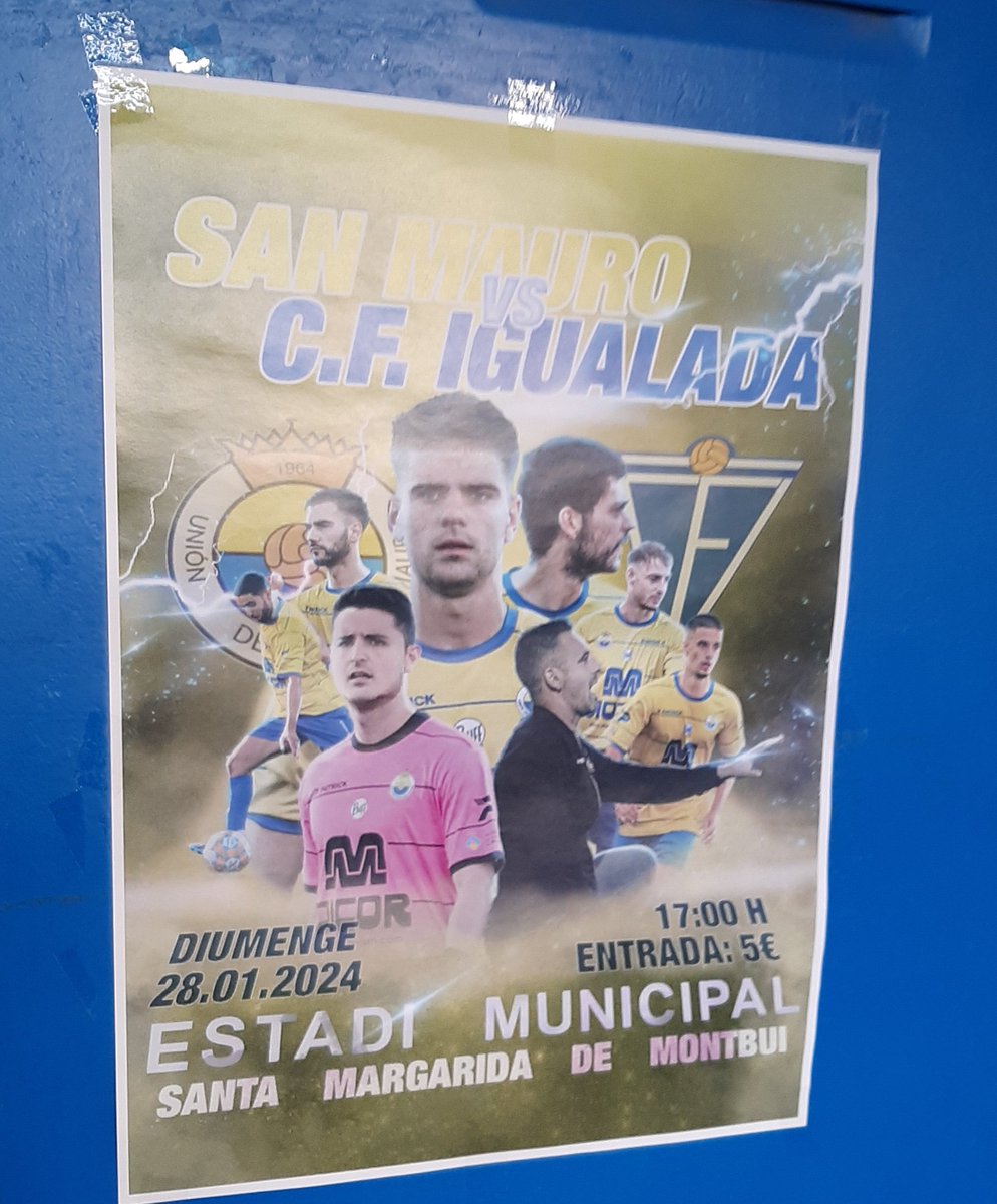 xavierbmitjans's tweet photo. Derbi de l'Anoia @udsanmauro   @CFIgualada_ 
Futbol en estat pur a primera catalana 
👏👏💪💪⚽️⚽️ https://t.co/YHHg4hdzqg