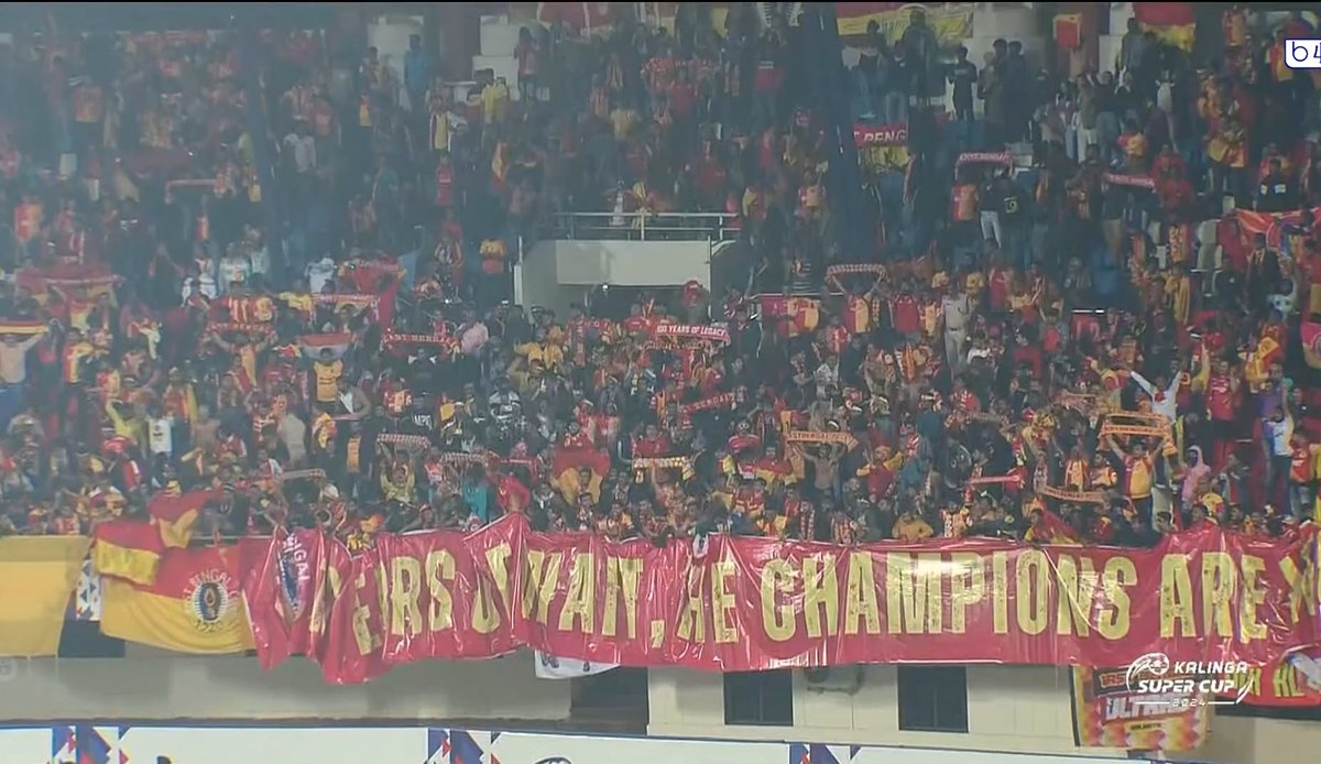 Hussainov1ch's tweet image. The #IndianFootball&apos;s OG powerhouses have awoken.

East Bengal, One of the country&apos;s Legacy rich and successful clubs, have finally won a National Trophy after a long and painstaking wait of 12 years!

The #TorchBearers will keep India&apos;s flag flying high in Asia next summer 🔥🫡