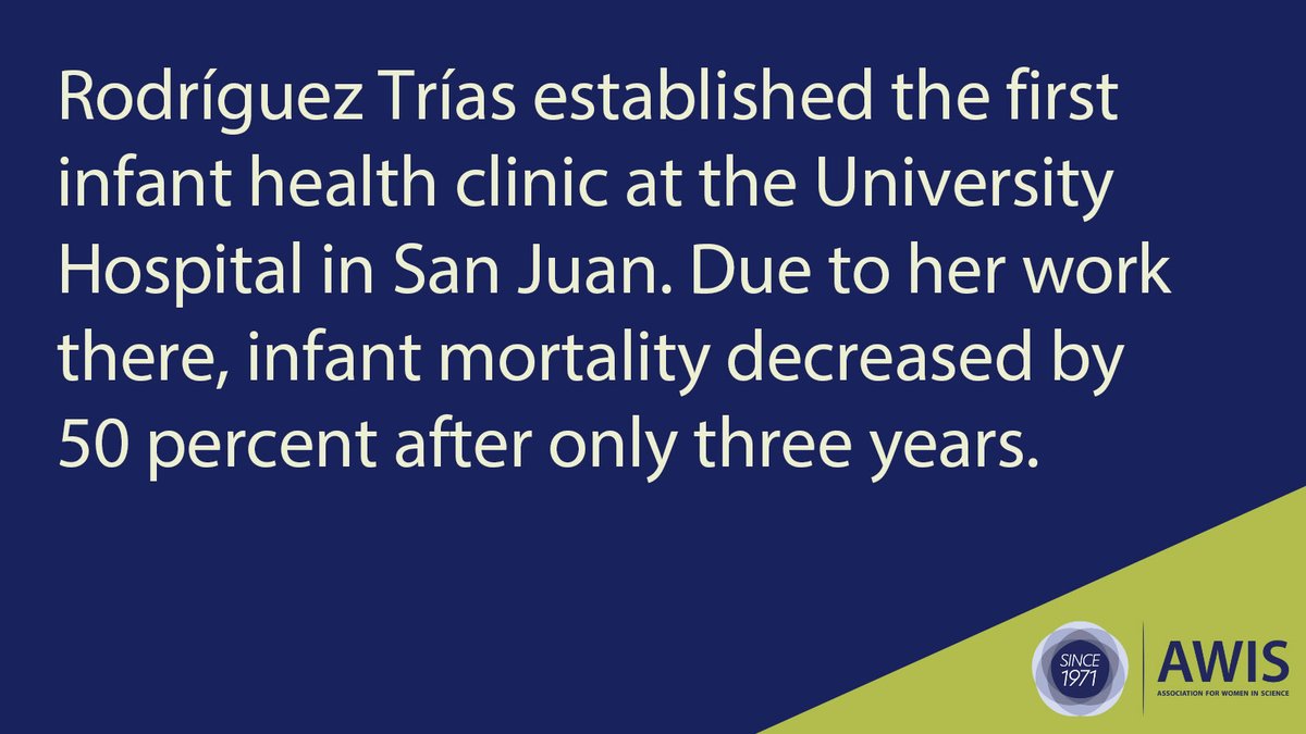AWISNational's tweet image. Helen Rodríguez Trías, MD, was the first Latina director of the American Public Health Association.

Throughout her career, she was always aware of how poverty, inequality, and racism lead to poor health.

awis.org/historical-wom…

#WomenInScience #HealthEquity #LatinasInMedicine
