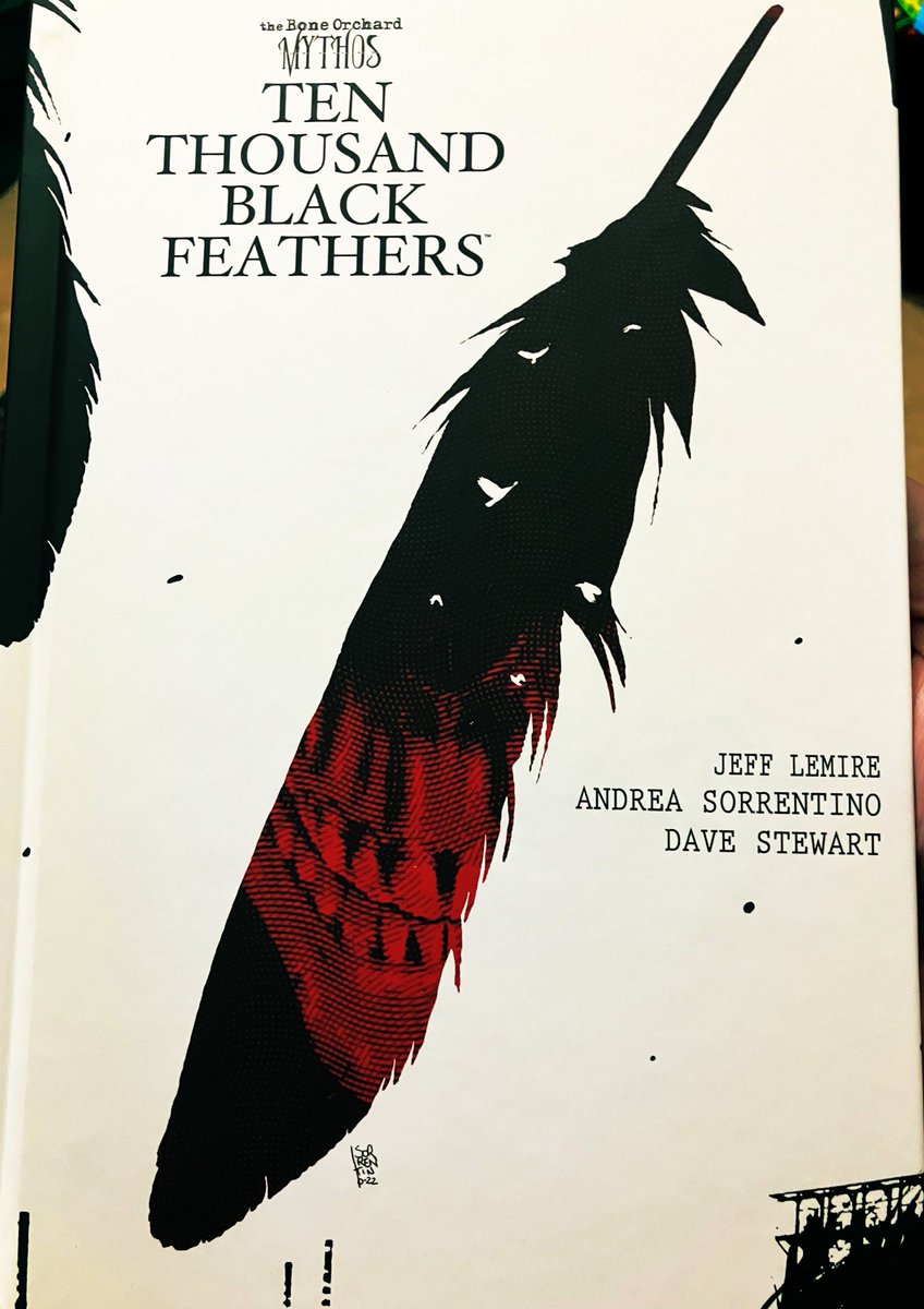 Treated myself to a new book. Ten Thousand Black Feathers from the Bone Orchard Mythos.