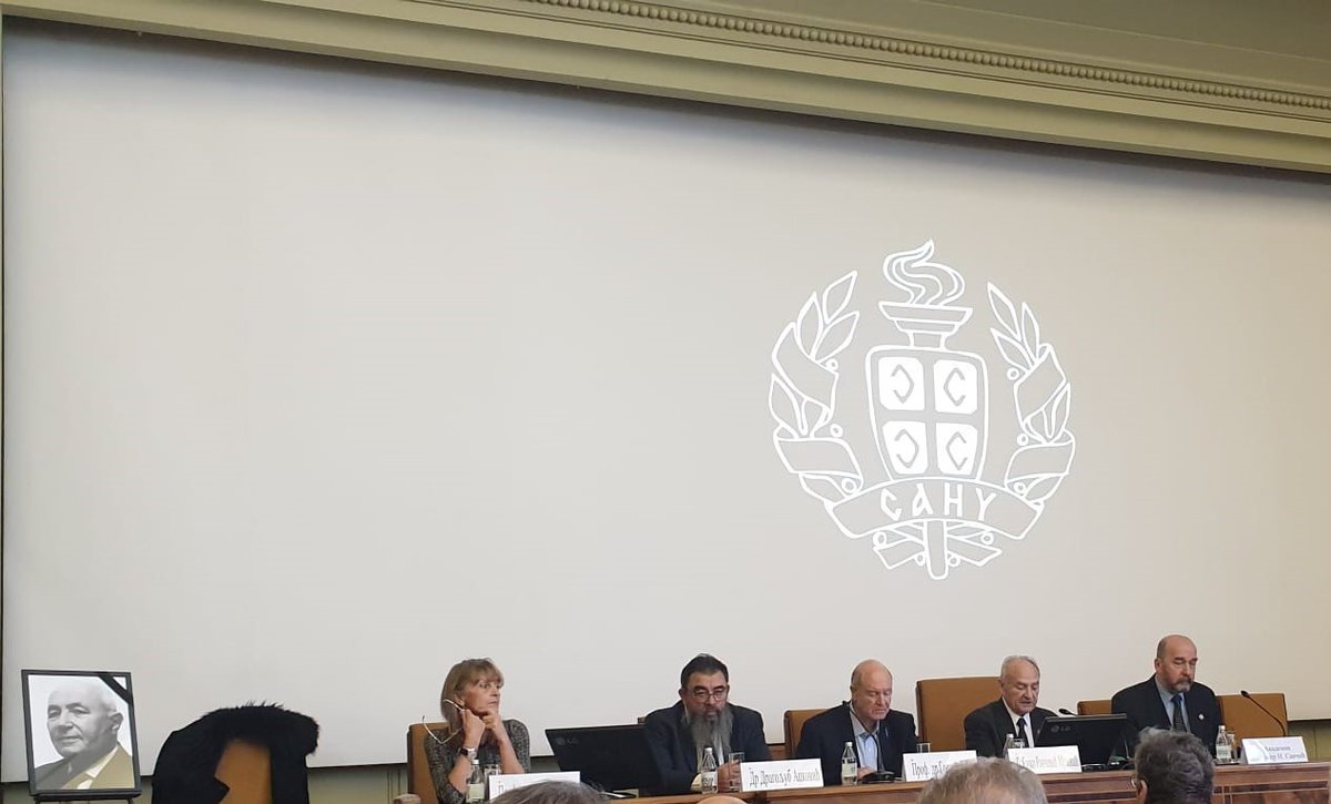 Natasa__Maric's tweet photo. Last tribute to Prof. Dr. Srboljub Živanović at a Commemoration in the Serbian Academy of Sciences&amp;Arts.We especially value his contribution in discovering facts about the #genocide that was committed against the Serbian,Jewish and Roma people in the #Jasenovac concentration camp https://t.co/0sj8cJsLPQ