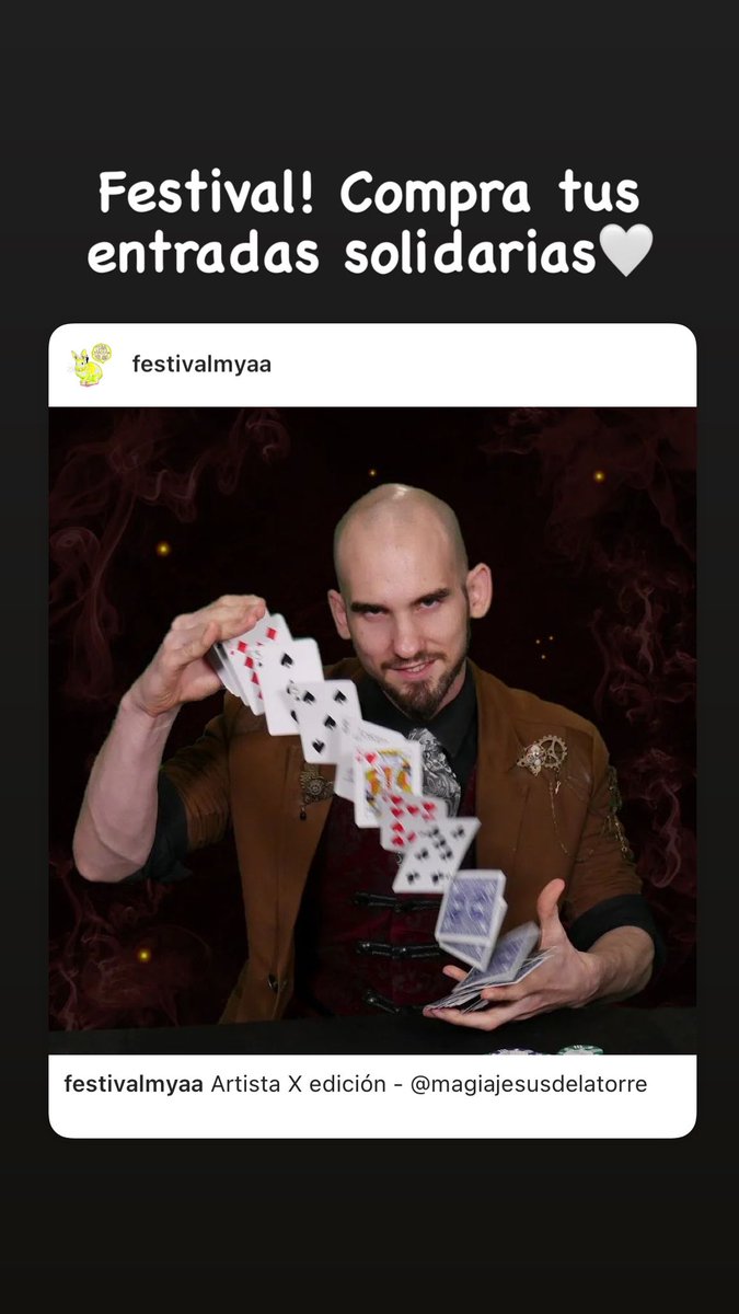X Festival de Magia y Artes Afines en la <a href="/salagalileo/">Sala Galileo Galilei</a> a beneficio de Saniclown, clowns para la Sanidad🤍❤️ 11/2 ¡veniros!

salagalileo.entradas.plus/entradas/es/en…