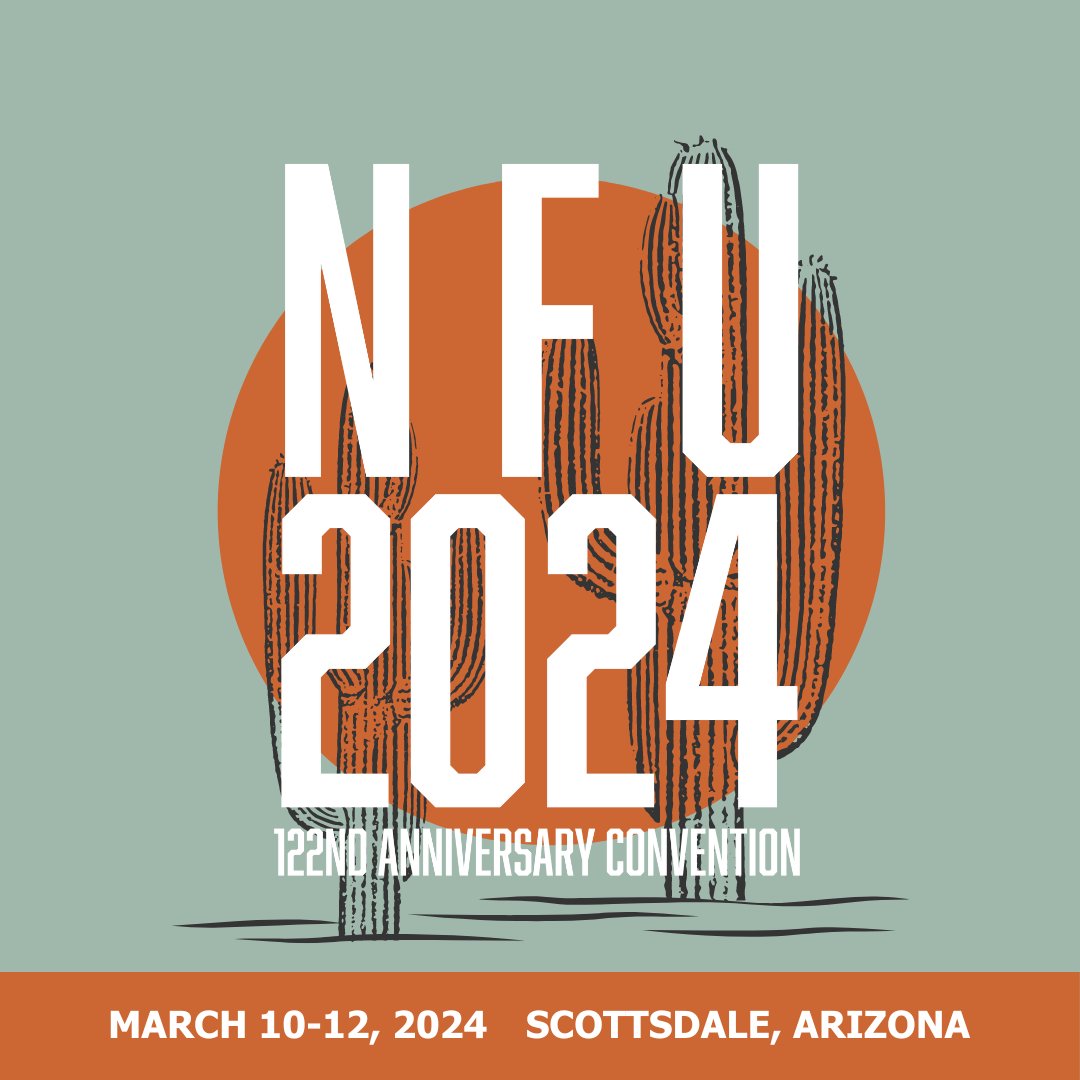 We’re just weeks away from National Farmers Union Convention, the annual culmination of the grassroots, democratic process which defines our work as an organization. This year’s event will commence on March 10 in Scottsdale, Arizona. We can’t wait to see you there!