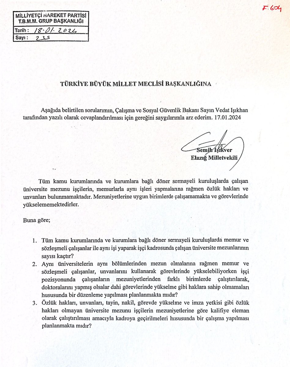 Can Bey (@canbey07704687) on Twitter photo Kendini geliştirmiş olan bütün memurların görevde yükselme haklarının olduğu gibi; ÜNİVERSİTE MEZUNU İŞÇİLER de Görevde Yükselme ve Statü Değişikliğini Hak Ediyor.
<a href="/RTErdogan/">Recep Tayyip Erdoğan</a> <a href="/isikhanvedat/">Prof. Dr. Vedat Işıkhan</a>
<a href="/rprefahpartisi/">Yeniden Refah Partisi</a> @ErbakanFatih
<a href="/dbdevletbahceli/">Devlet Bahçeli</a> <a href="/KverSemih/">Semih Işıkver</a>
#Kamuiscisihakistiyor Kendini geliştirmiş olan bütün memurların görevde yükselme haklarının olduğu gibi; ÜNİVERSİTE MEZUNU İŞÇİLER de Görevde Yükselme ve Statü Değişikliğini Hak Ediyor.
<a href="/RTErdogan/">Recep Tayyip Erdoğan</a> <a href="/isikhanvedat/">Prof. Dr. Vedat Işıkhan</a>
<a href="/rprefahpartisi/">Yeniden Refah Partisi</a> @ErbakanFatih
<a href="/dbdevletbahceli/">Devlet Bahçeli</a> <a href="/KverSemih/">Semih Işıkver</a>
#Kamuiscisihakistiyor