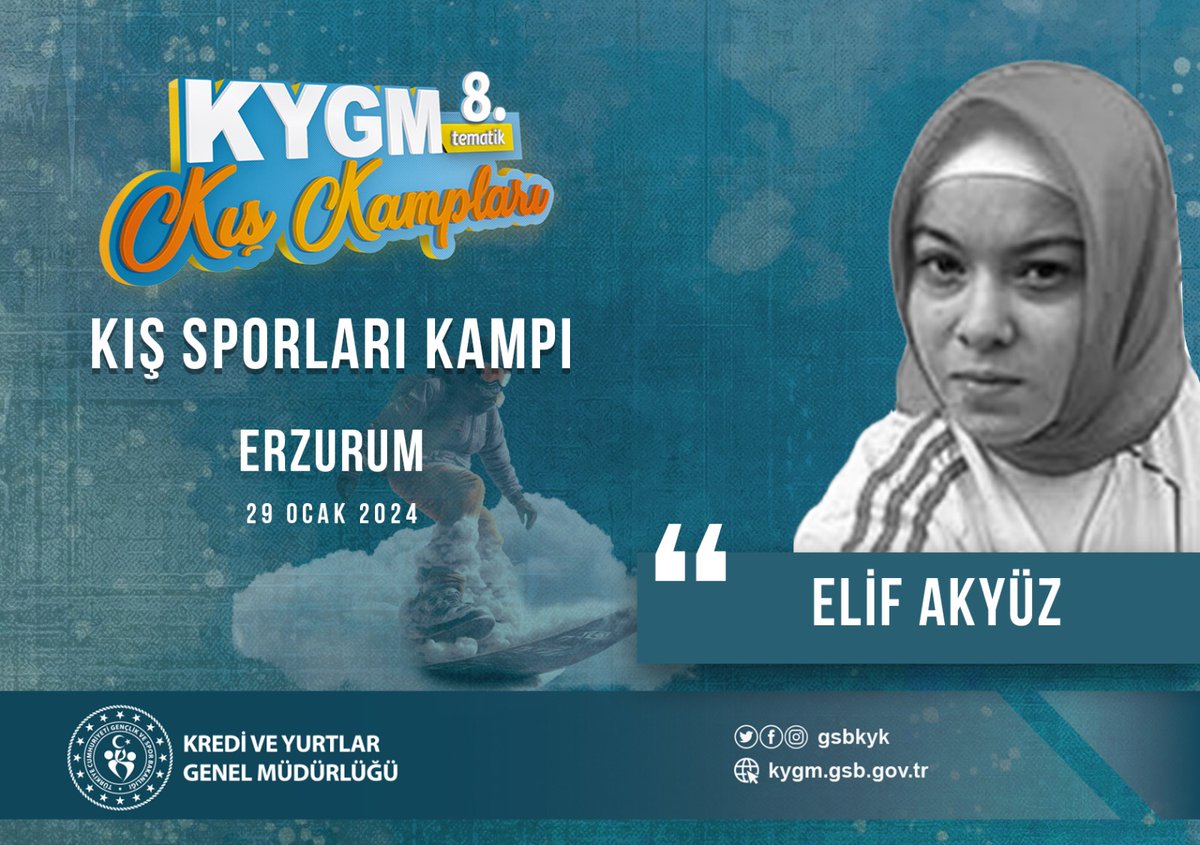 ❄️ Havası soğuk, insanı sıcak şehir Erzurum'da Kış Sporları Kampı rüzgarı esiyor.

Spor ve eğlence dolu bir kamp öğrencilerimizi bekliyor.

#GSBYurtlarıKampta
