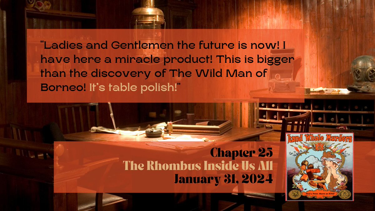 Coming soon! Join us at the much anticipated Fair of Past and Future! What modern marvels await us? Only one way to find out. Tune into the Land Whale Murders, wherever you get your podcasts. >> bit.ly/47N1MdK