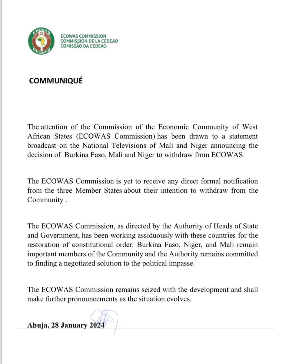 Ecowas - Cedeao tweet media