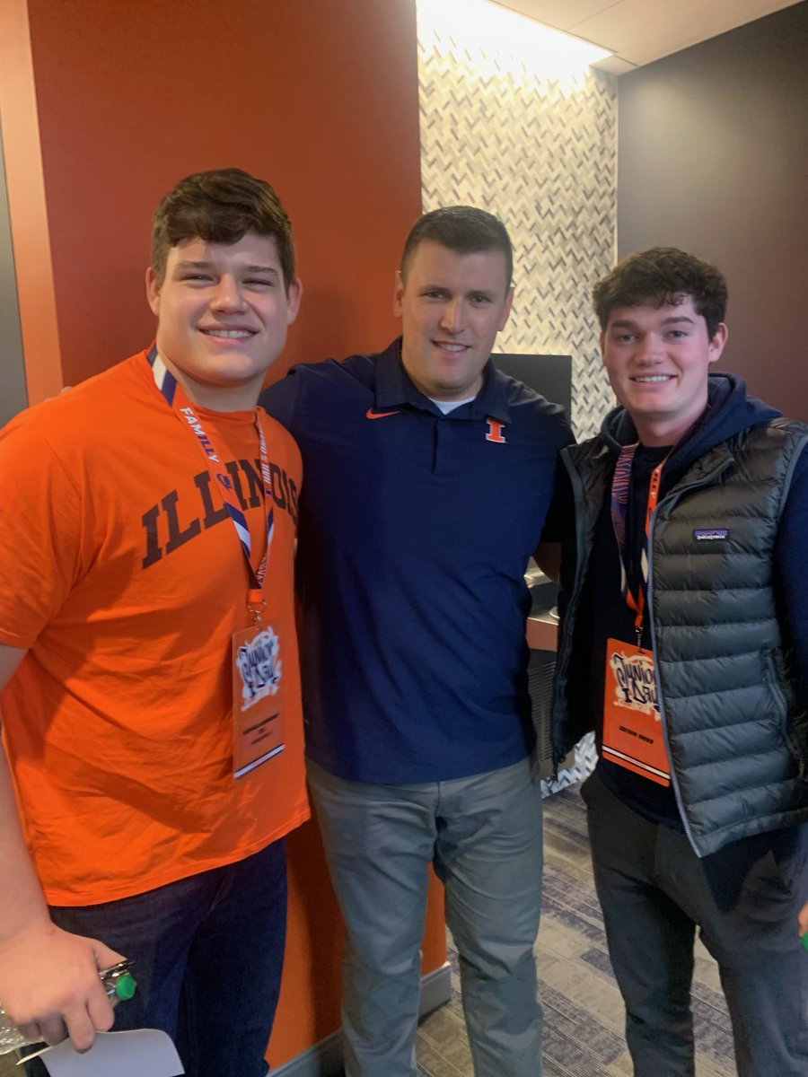 So blessed to be a part of the amazing Illini family! Had an awesome time at Junior Day getting to know other recruits and talking to the coaching staff! Loved getting to see the Illini basketball team beat IU!  Looking forward to the future!
I-L-L