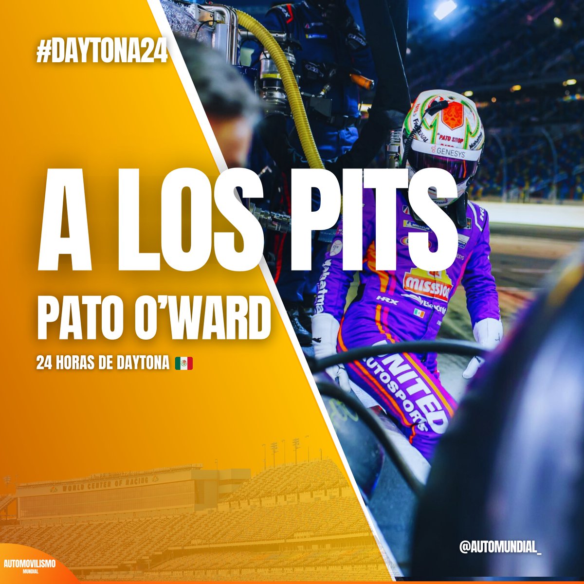 Fue todo para Pato O'Ward en #Daytona24 🇲🇽

Nada que reprocharte , Campeón. 

#pato #patooward