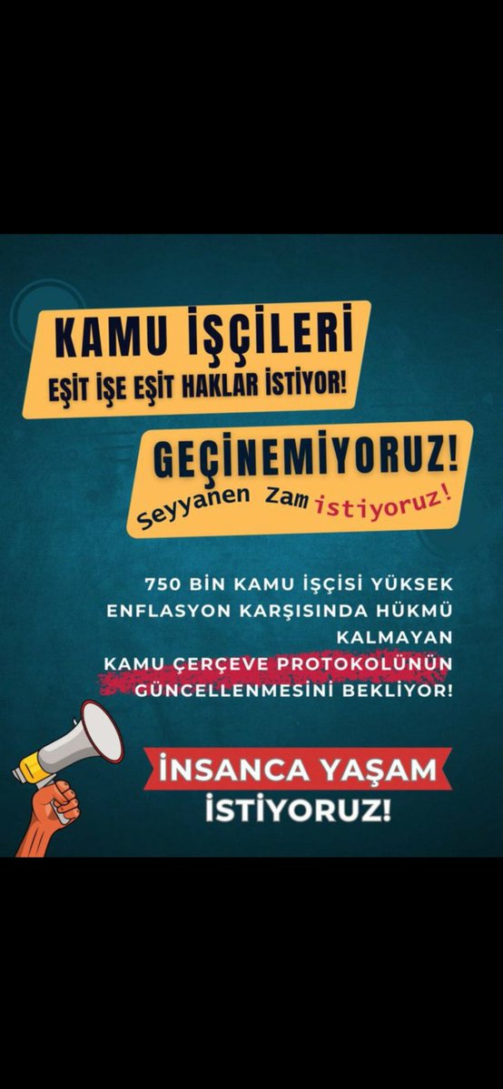 UurKoyu25277784's tweet photo. Kamu İşçisi, ezilen enflasyon karşısında hakkını istiyor.

Memura verilen %49,25’lik zam işçiye verilen %32,57’lik zam.

#kamuişçisi’ne bu reva mıdır? 

 #Kamuiscisihakistiyor https://t.co/9Ih4KLHdmd
