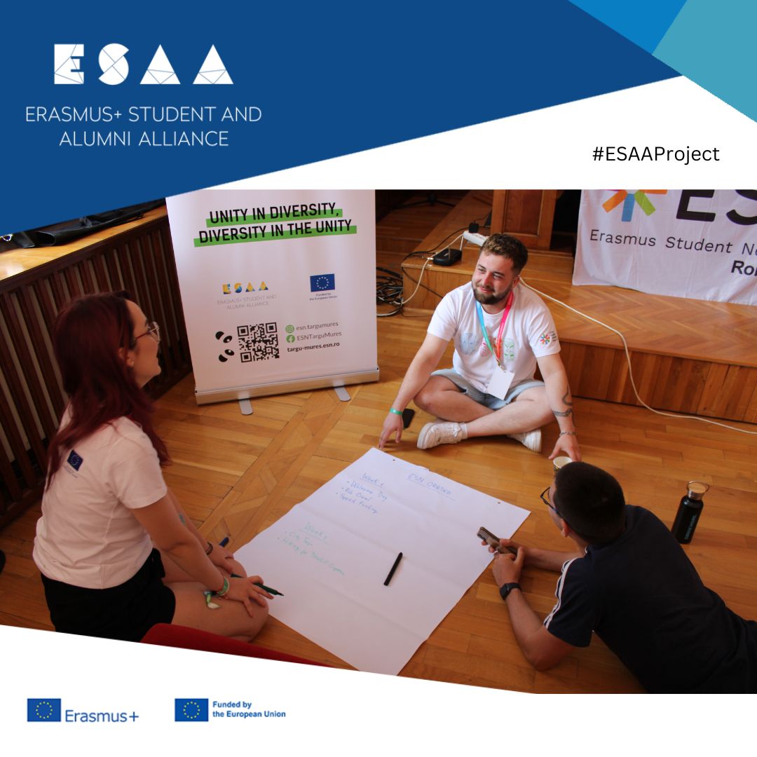 #ESAAProject ImpROvements for the skills of the volunteers of ESN 👏

 🤩Over 100 volunteers of ESN Romania had participated in event in Targu Mures and Timisoara, Romania during July and September 2023.  more info here  ✔️: bit.ly/4bbZBmV

#ESAAeu #ESAAProject