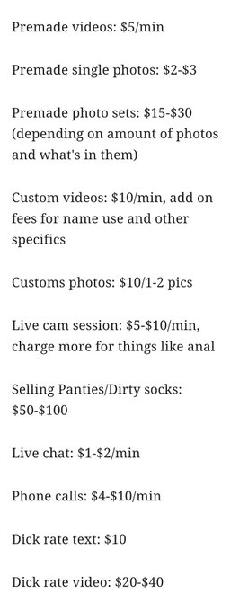 I'm doing 50% off this menu price today, DM me for details!  #selling_content #sellingcontent #selling_contents<a href="/tag/brunette"class="tags"><span>#brunette</span></a><a href="/tag/tattoo"class="tags"><span>#tattoo</span></a><a href="/tag/pornhub"class="tags"><span>#pornhub</span></a><a href="/tag/snowfall"class="tags"><span>#snowfall</span></a><a href="/tag/solofemale"class="tags"><span>#solofemale</span></a>