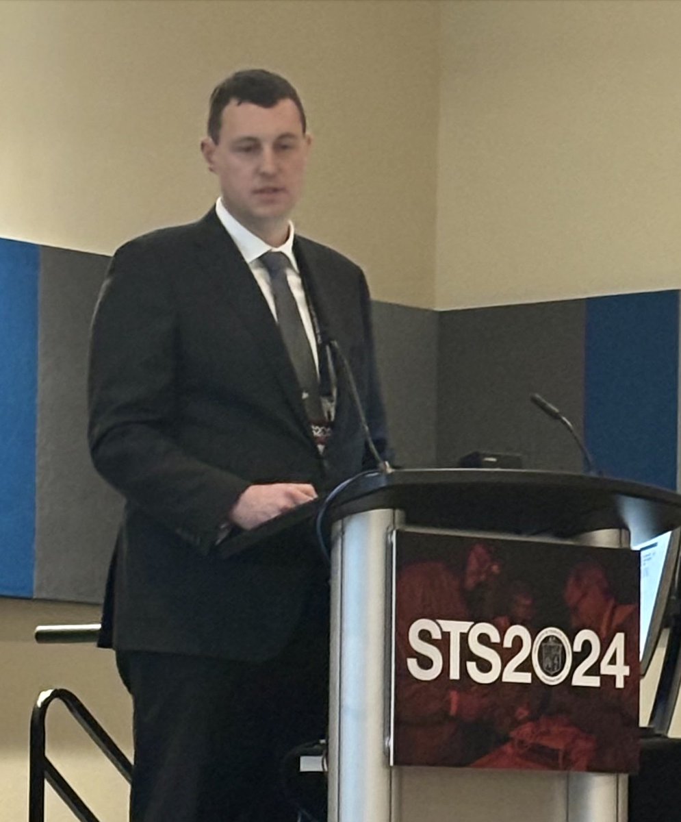 So proud of the excellent presentations at #STS2024 by Drs. Vik Jagadeesan and Hunter Mehaffey. WVU Cardiology and Cardiac Surgery heart team collaboration to shape practice on display!