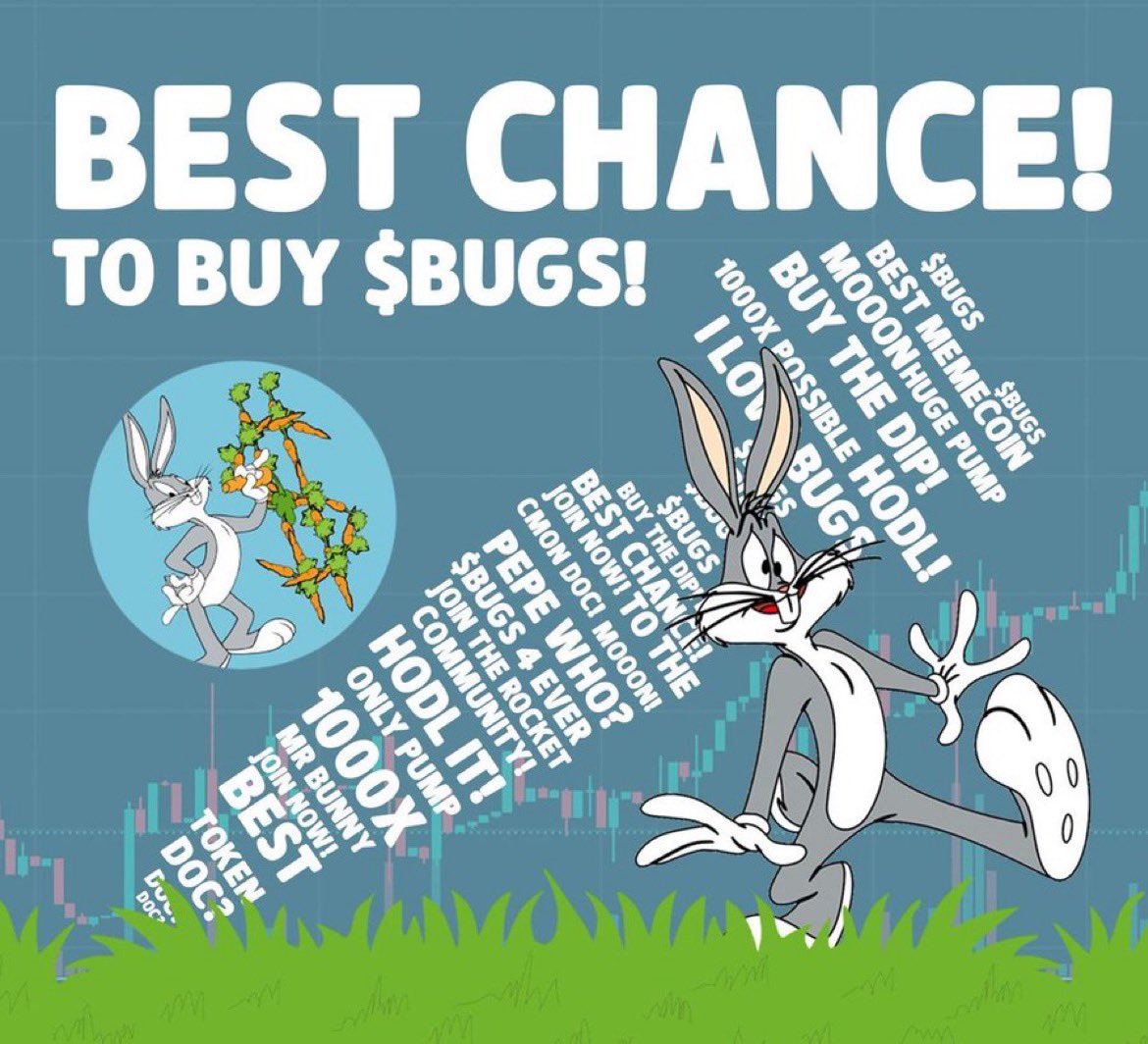 gjoking88's tweet photo. @Redlion35 🚀🐰BUG$🐰🚀 1000X COIN https://t.co/vSpUroXiiI