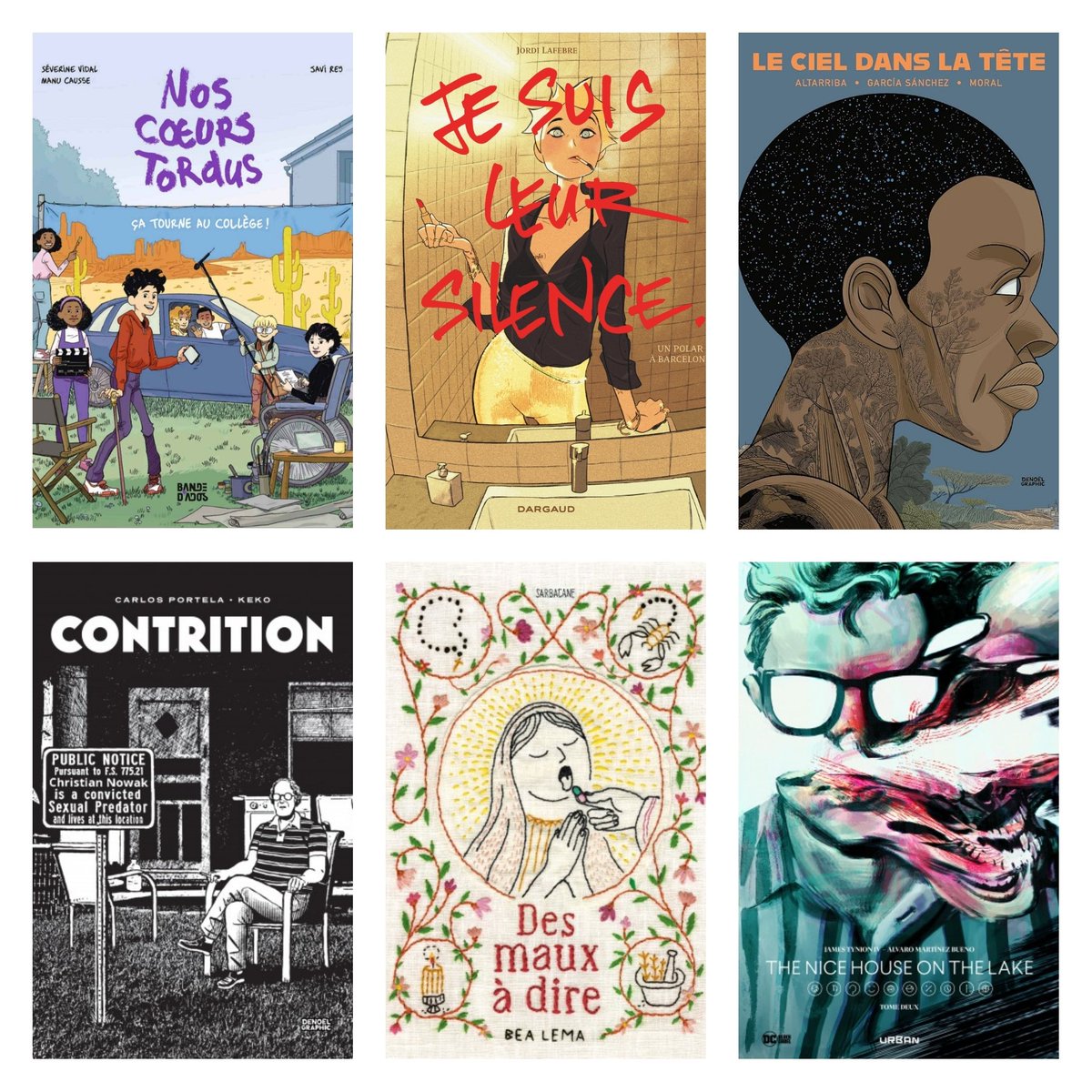 Seis obras premiadas en <a href="/bdangouleme/">Festival d'Angoulême</a>, nueve autores y autoras de aquí. Impresionante.
Esto debería abrir secciones de cultura.