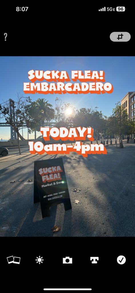 EMBARCADERO TODAY 10AM-4PM