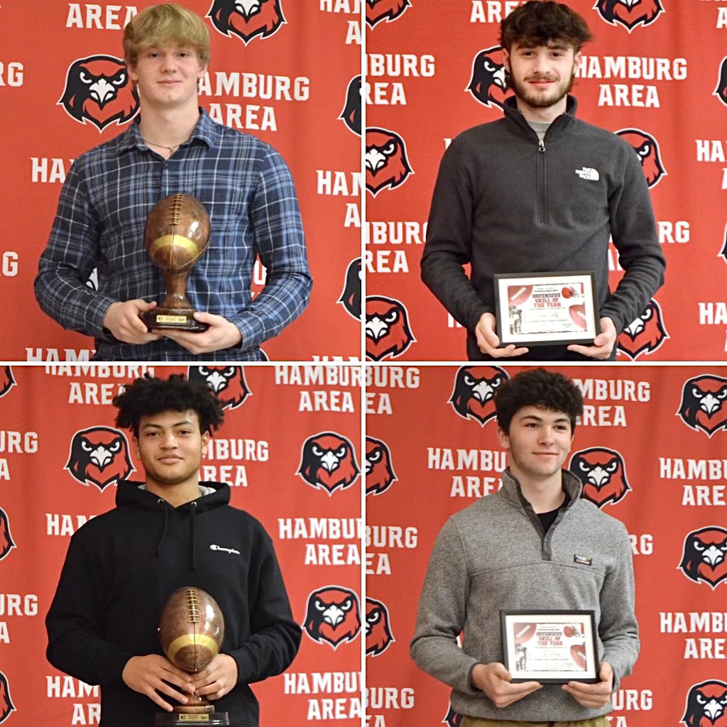 Shout out to our guys that took home some recognition awards from this past successful football season!!! 
❤️🤍🏈