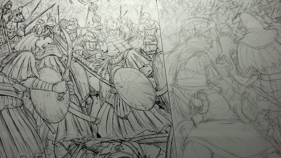 ペン入れが終わらない 