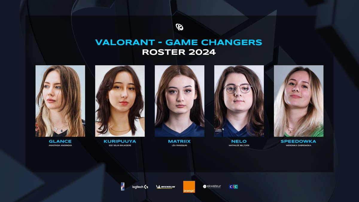 Accueillez notre nouvelle équipe pour la saison 2024 des VCT Game Changers EMEA :

🇷🇺 <a href="/GlanceVl/">KC Glance</a>
🇹🇷 <a href="/kuripuuya/">Kuripuuya</a>
🇧🇪 <a href="/matriixl/">Matriix</a>
🇫🇷 <a href="/Bully_Nelo/">G2 Nelo</a>
🇵🇱 <a href="/speedowka/">speedowka 😼</a>

@LaAw_TV - Head Coach
<a href="/uNKOE/">Benjamin CHEVASSON</a> - Coach
<a href="/fabkil/">Fabien - Coach performance</a> - Performance Coach

Rendez-vous le 03/02 pour le début du Closed Qualifier #KCORP