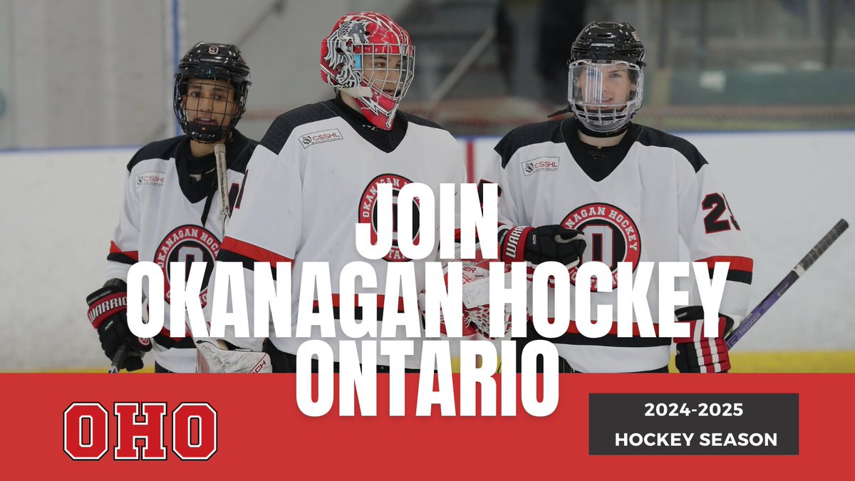 𝐉𝐨𝐢𝐧 𝐎𝐤𝐚𝐧𝐚𝐠𝐚𝐧 𝐇𝐨𝐜𝐤𝐞𝐲 𝐎𝐧𝐭𝐚𝐫𝐢𝐨 𝐟𝐨𝐫 𝐭𝐡𝐞 2024-2025 𝐡𝐨𝐜𝐤𝐞𝐲 𝐬𝐞𝐚𝐬𝐨𝐧 🏒 🥅

-U18 Prep
-U16 Prep
-U15 Prep

If you are interested in learning more about our programs, please contact General Manager Paul Pascuzzi at paulpascuzzi@okanaganhockey.com