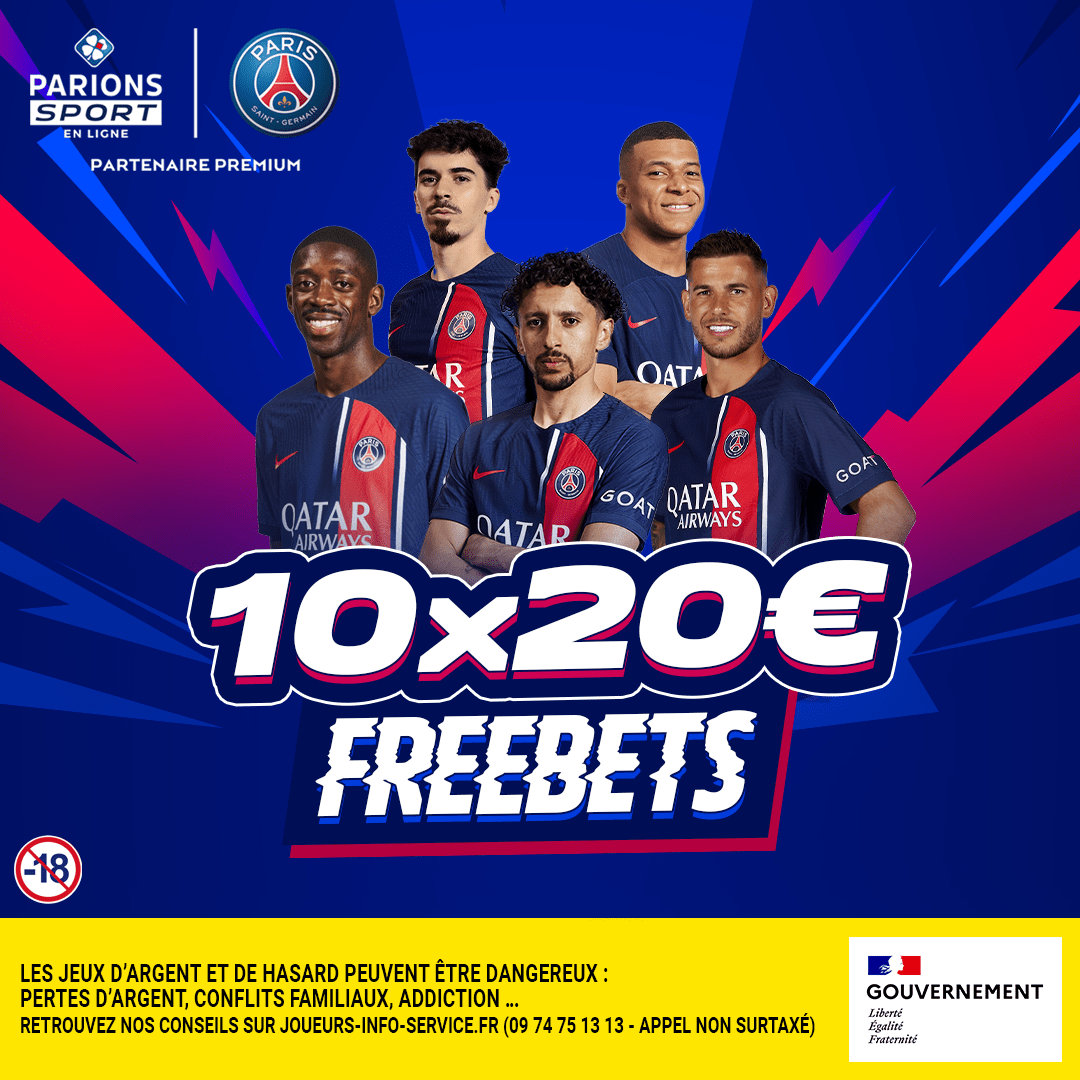 ParionsSport's tweet photo. 🔵🔴 Le PSG défie Brest, la belle surprise de la saison, ce dimanche au Parc des Princes. Qui va marquer le premier but parisien ? 

Pour jouer :
1️⃣ RT+Follow
2️⃣ Commente avec le 1er buteur parisien + #PSGxParionsSport https://t.co/78ei3ZGeDU