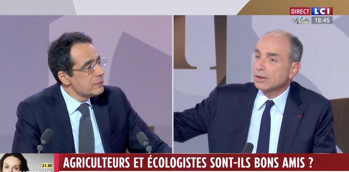 Jean-François Copé, un homme politique 'normal' sur LCI
 Bon, j'ai quitté #BFMTV et #JeanLucMelenchon pour #LCI et #JeanFrançoisCope et je dois vous confier un secret: j'ai soudain le sentiment de me retrouver devant un homme politique 'normal', sans arrogance ni mépris, capable