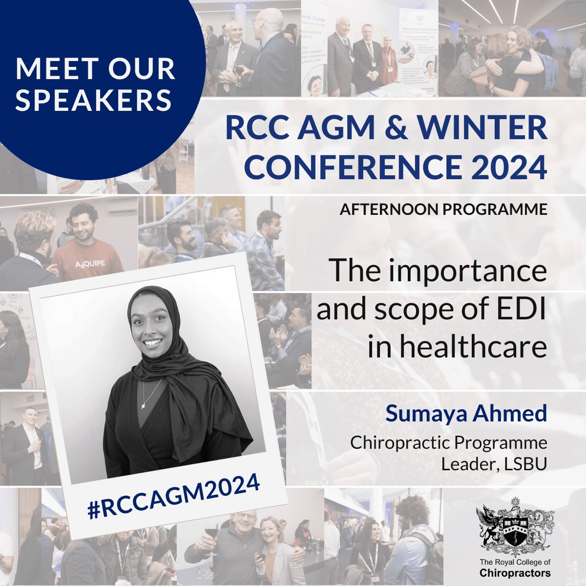 Fantastic to see 2 of our <a href="/LSBU_HSC/">Institute of Health and Social Care</a> MChiro teaching team <a href="/chiromdt/">Mark Thomas</a> and @MyaA_DocOfChiro speaking at this year's <a href="/royalcolchiro/">The Royal College of Chiropractors</a> conference  #RCCAGM2024 <a href="/clare_deary/">Clare Pope</a> <a href="/RachelPicton2/">Rachel Picton</a>