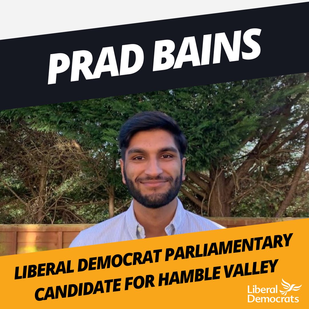 Hamble Valley is a new constituency made up of the south of Eastleigh Borough, the west of Fareham Borough, and a dash of Winchester City to complete the set: @pradbains is the excellent Lib Dem choice as the next MP.