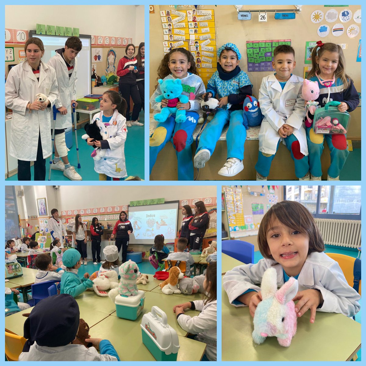 Los veterinarios de P5A han disfrutado de un día especial con mascotas en <a href="/colegioicm/">Colegio Inmaculado Corazón de María ICM</a> 
🐾 LA PAZ CON PATAS 🐾