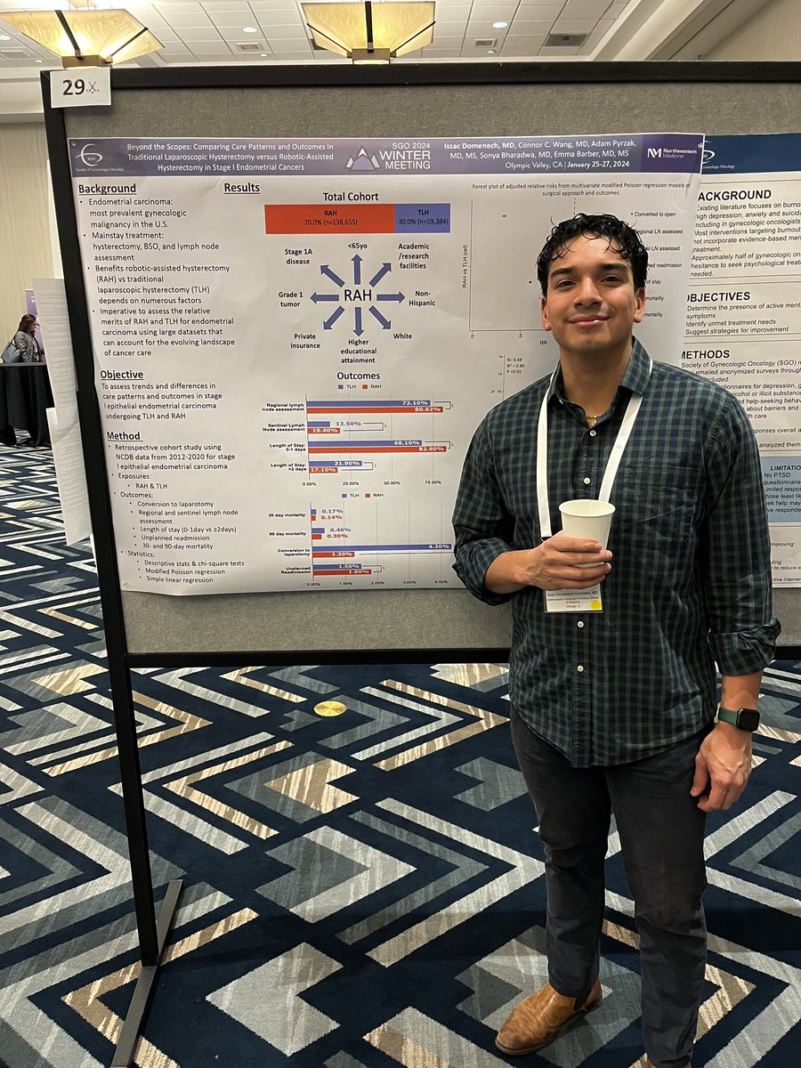 Thankful to have had the opportunity to present my poster at Winter SGO! What a wonderful experience! It was so nice meeting the Gyn Onc community <a href="/SGO_org/">SGO</a>