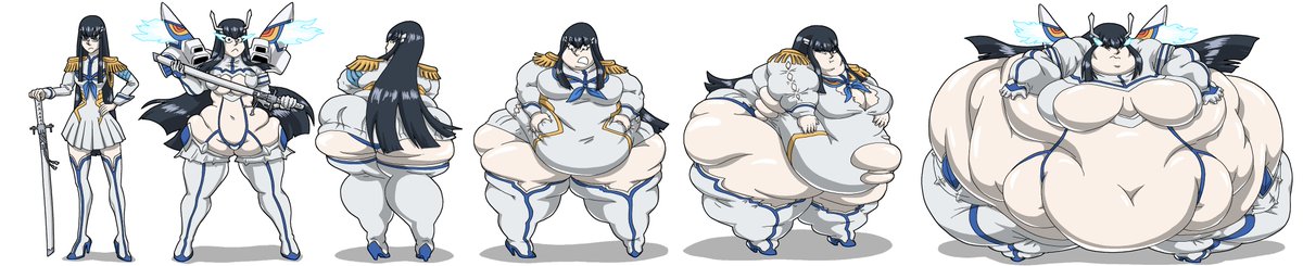 KageyRagey's tweet image. Satsuki Kiryuin (January 2024 Patron poll) #bbw #ssbbw #wg #bbwweightgain #weightgain #fatgirl #xwg #weightgaingirl #weightgainfat #fatweightgain #weightgainsequence #fatgirlbelly #wgsequence #ssbbwweightgain #xwgsequence #fat #overweight #obese #ussbbw #immobile #satsukikiryuin