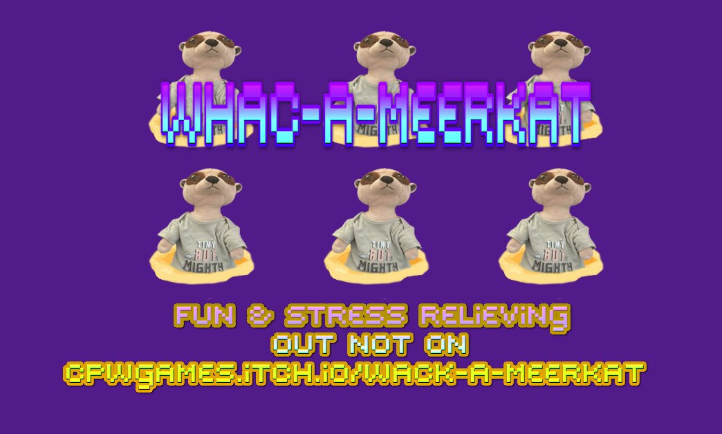 PusherWorld's tweet photo. Whac-A-Meerkat Is Now Released over on https://t.co/KTSK16L2Ky https://t.co/yWsd5hoAaA