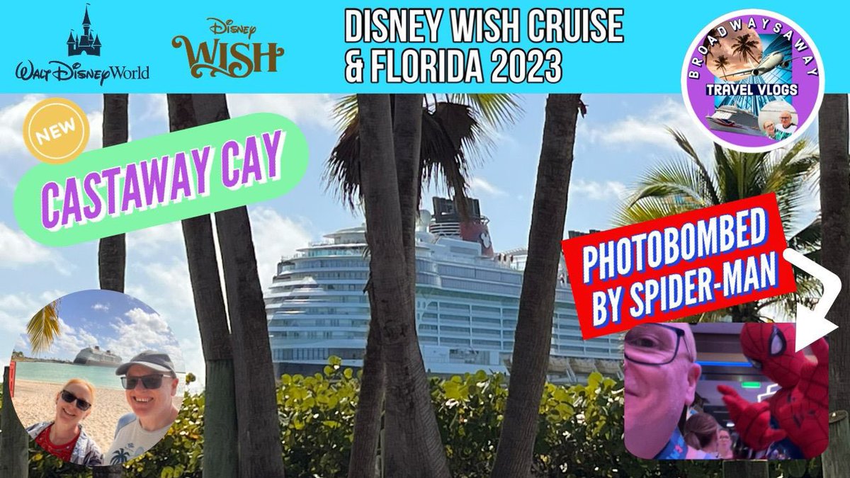 New! Disney Wish Cruise & Florida 2023 | Castaway Cay | Hyperspace Lounge | Marvel Restaurant ⚓︎ youtu.be/kf4_VdinlzE