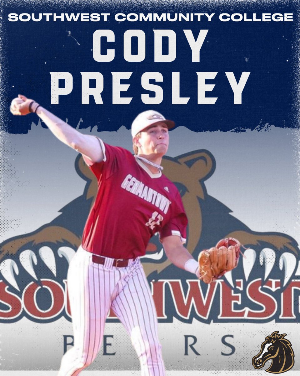 GM_BASEBALL's tweet photo. Cody Presley is a freshman infielder for Southwest CC. Cody was a massive part of the record setting 2023 season for the Mavs. Easily one of the best defensive infielders to come through our program. Good luck to you and your teammates this season! #GoMavs #GoBears https://t.co/VoBAPEozdh