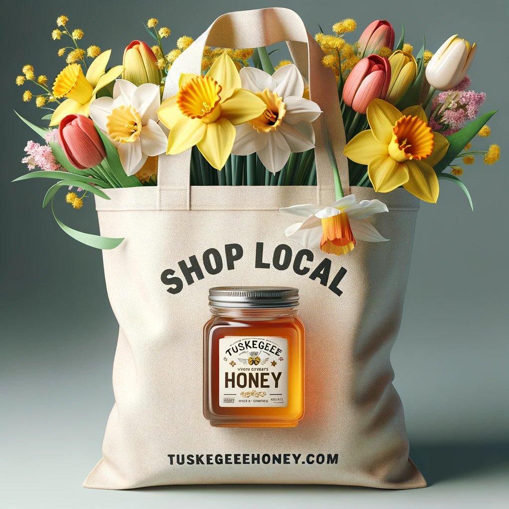 Your support to local farmers and our families means a lot!

#tuskegeehoney
#tuskegee
#alabama
#ladyfarmer
#flowers
