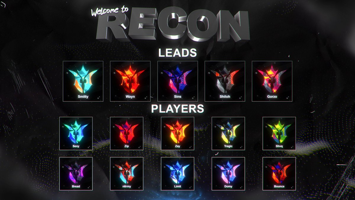 ReconPack's tweet image. WELCOME OUR NEWEST MEMBERS TO RECON! 🔥