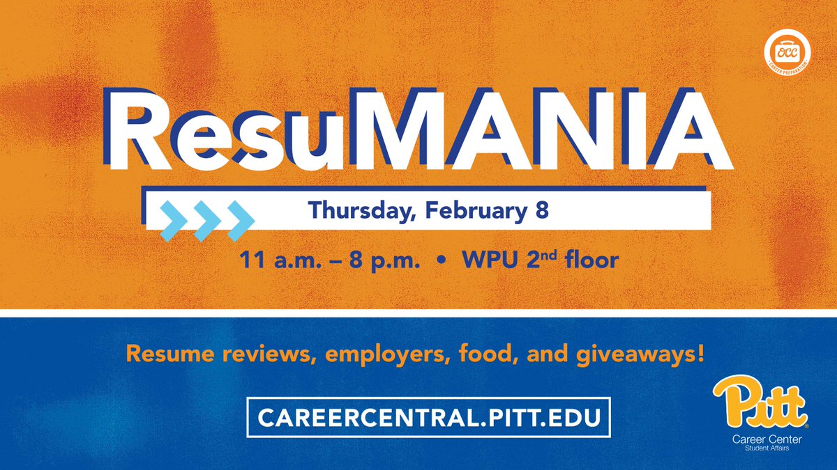 Pitt Career Center tweet media