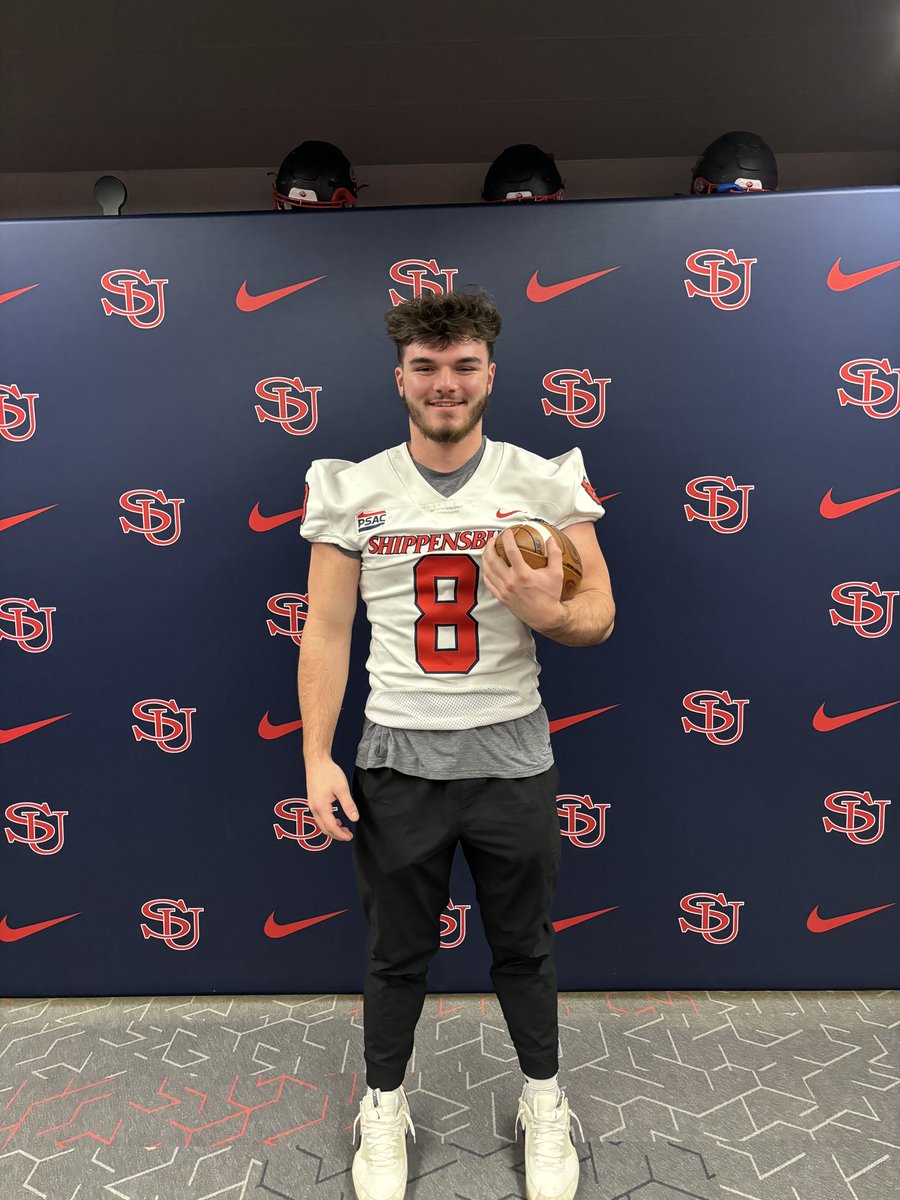 After a great visit and conversation with <a href="/CoachMACshipU/">Mark Maciejewski</a> I am grateful to receive an offer from <a href="/ShipFootball/">Shippensburg Football</a>. <a href="/WCEastFootball/">WC East Vikings Football</a> <a href="/CoachStephenWCE/">Coach Stephen</a>
