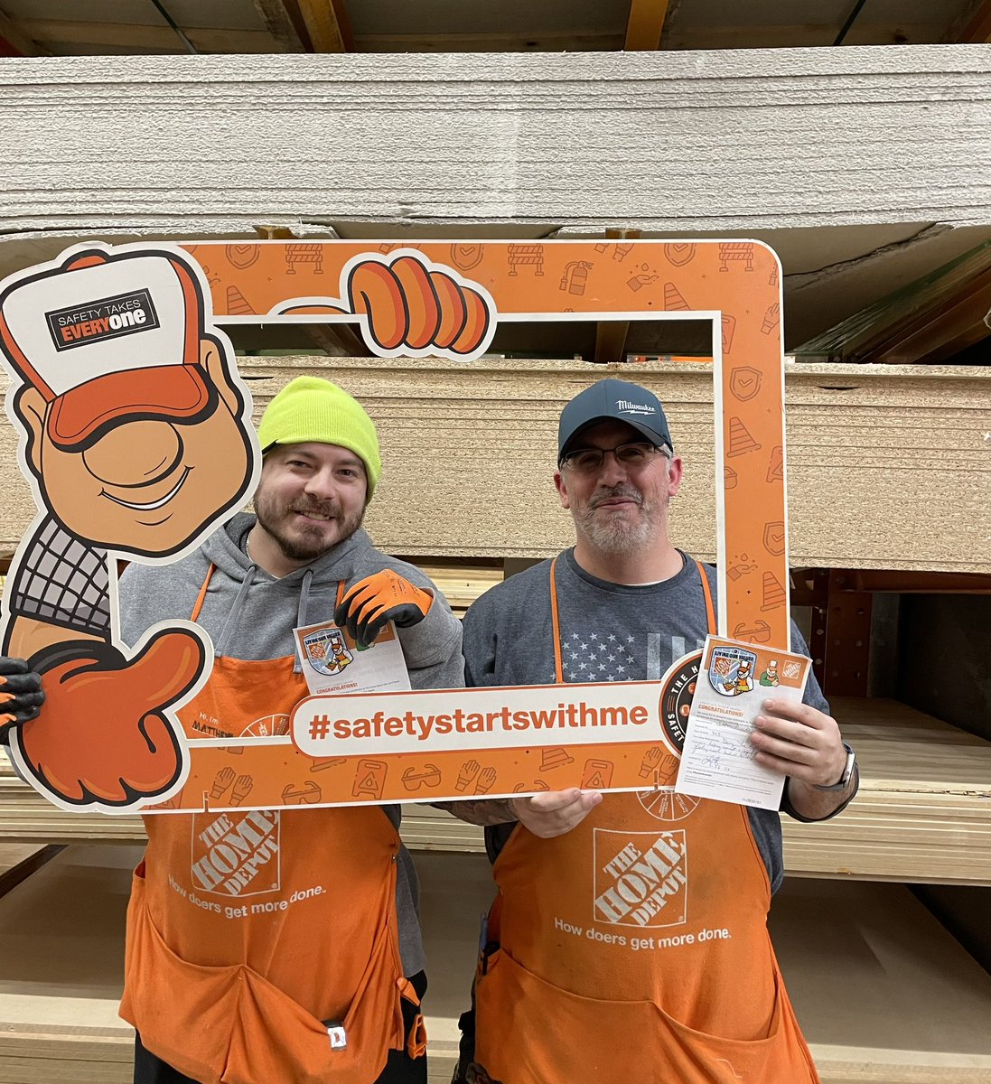 #SafetyStartsWithMe Great Job Matt and Justin Clearing  Fallen Debris Behind Our Building!