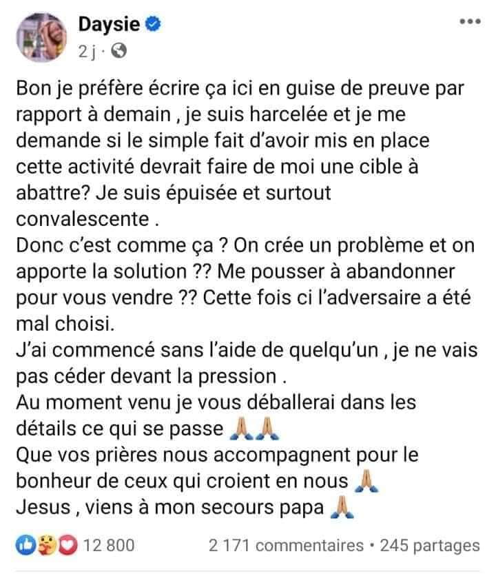 luca_varan's tweet photo. Elle avait prévenu 💔😓😭

Moi j'attends la collecte qu'elle va lancer ! Je serais le premier à la soutenir 💔🙏 force à elle 
#JusticePourDaysie https://t.co/pThwF4c0Va