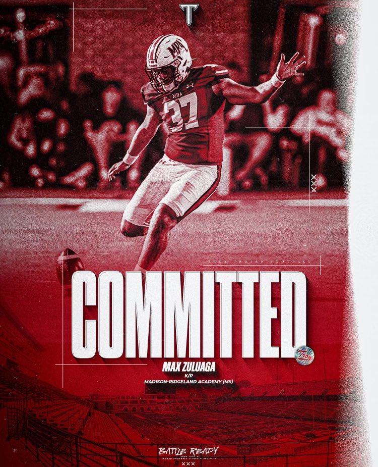 Max Zuluaga (@max_zuluaga) on Twitter photo Committed‼️Excited to be a Trojan! #BATTLEREADY⚔️Thank you to @CalebDavis_TROY <a href="/GeradParker1/">Gerad Parker</a> <a href="/CoachWCoale/">William Coale</a> <a href="/CoachHerbertDa1/">Coach Herbert Davis</a> <a href="/CoachWeaverMRA/">John Weaver 🎙️</a> <a href="/coachripshwtime/">coachripshowtime</a> <a href="/BooneBoonec/">Coach Chris Boone</a> #TroyTakeover🚨 Committed‼️Excited to be a Trojan! #BATTLEREADY⚔️Thank you to @CalebDavis_TROY <a href="/GeradParker1/">Gerad Parker</a> <a href="/CoachWCoale/">William Coale</a> <a href="/CoachHerbertDa1/">Coach Herbert Davis</a> <a href="/CoachWeaverMRA/">John Weaver 🎙️</a> <a href="/coachripshwtime/">coachripshowtime</a> <a href="/BooneBoonec/">Coach Chris Boone</a> #TroyTakeover🚨