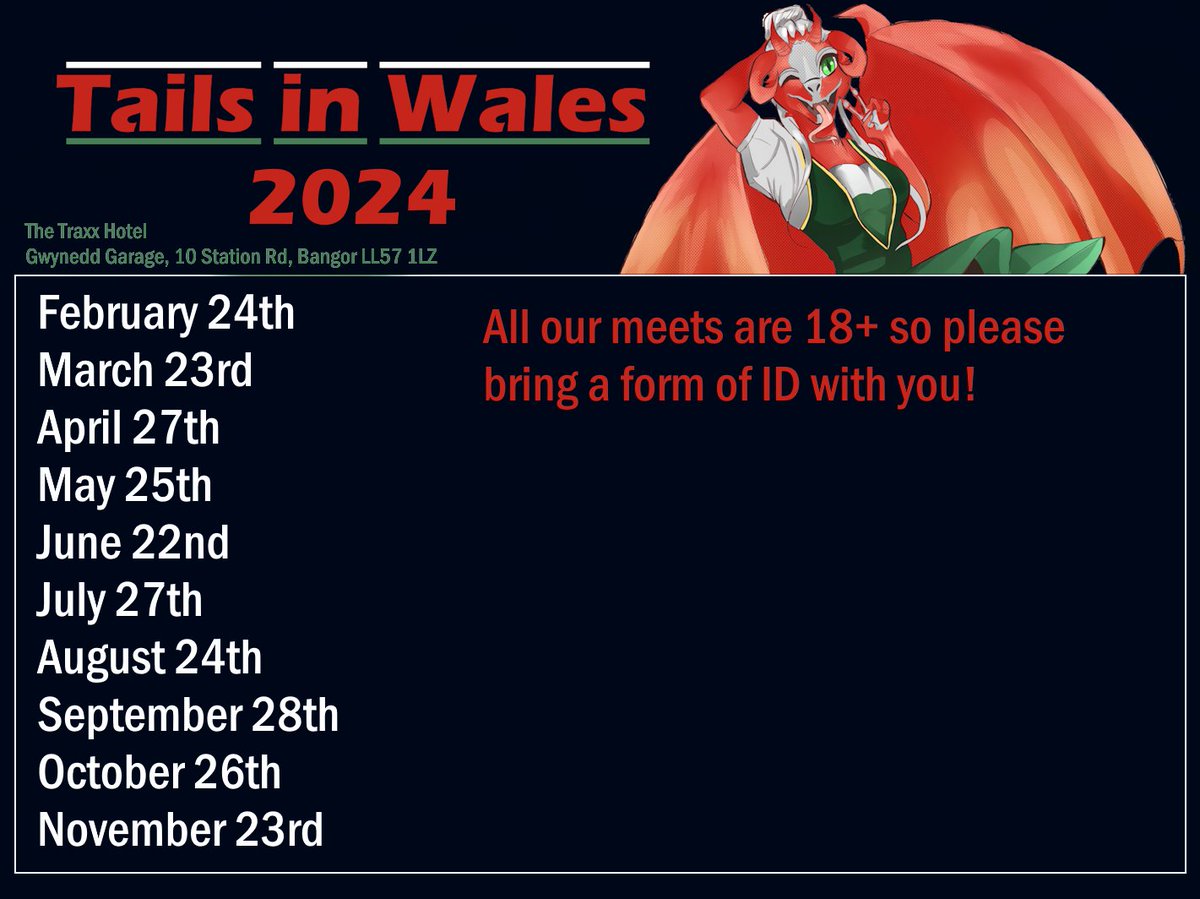 Here's our meet list for this year!