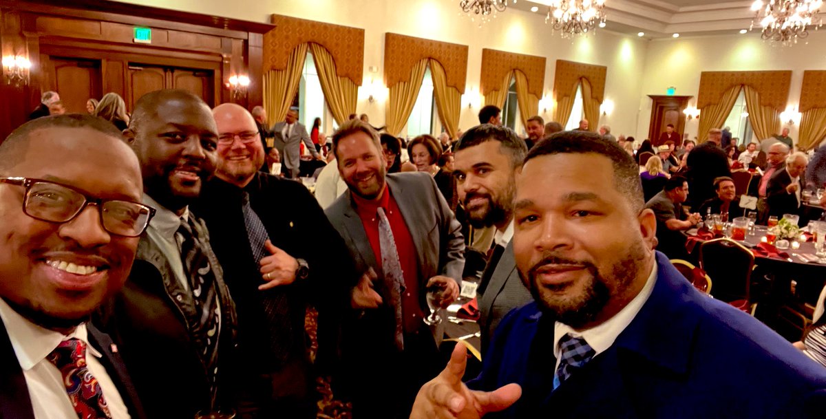 avcfootball's tweet photo. Best dressed JUCO Staff on this side of the Mississippi!
#HallOfFame #BallAtHome #MarauderGrind https://t.co/TE9wUydtB0