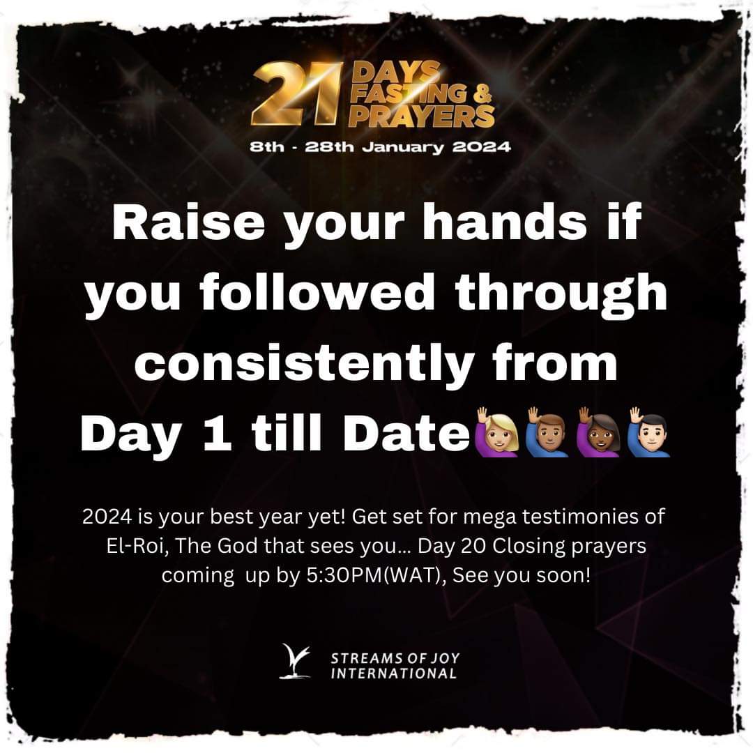 Ellacious_berry's tweet photo. It Ended In PRAISE 🥰💃💃💃🥳🎊🥳🎊🙌
What God Cannot Do Does Not Exist 🙌 
#NSPPD 
#21daysoffastingandprayer 
#WeloveYouPastorJerryEze 😘🥰 https://t.co/LLUkeY0DFx