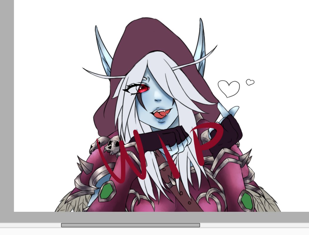 lushiferu_'s tweet photo. wip wip
#fanart #blizzard #WorldOfWarcraft #Wow #Sylvanas #SylvanasWindrunner https://t.co/Rkbk6k0QZI