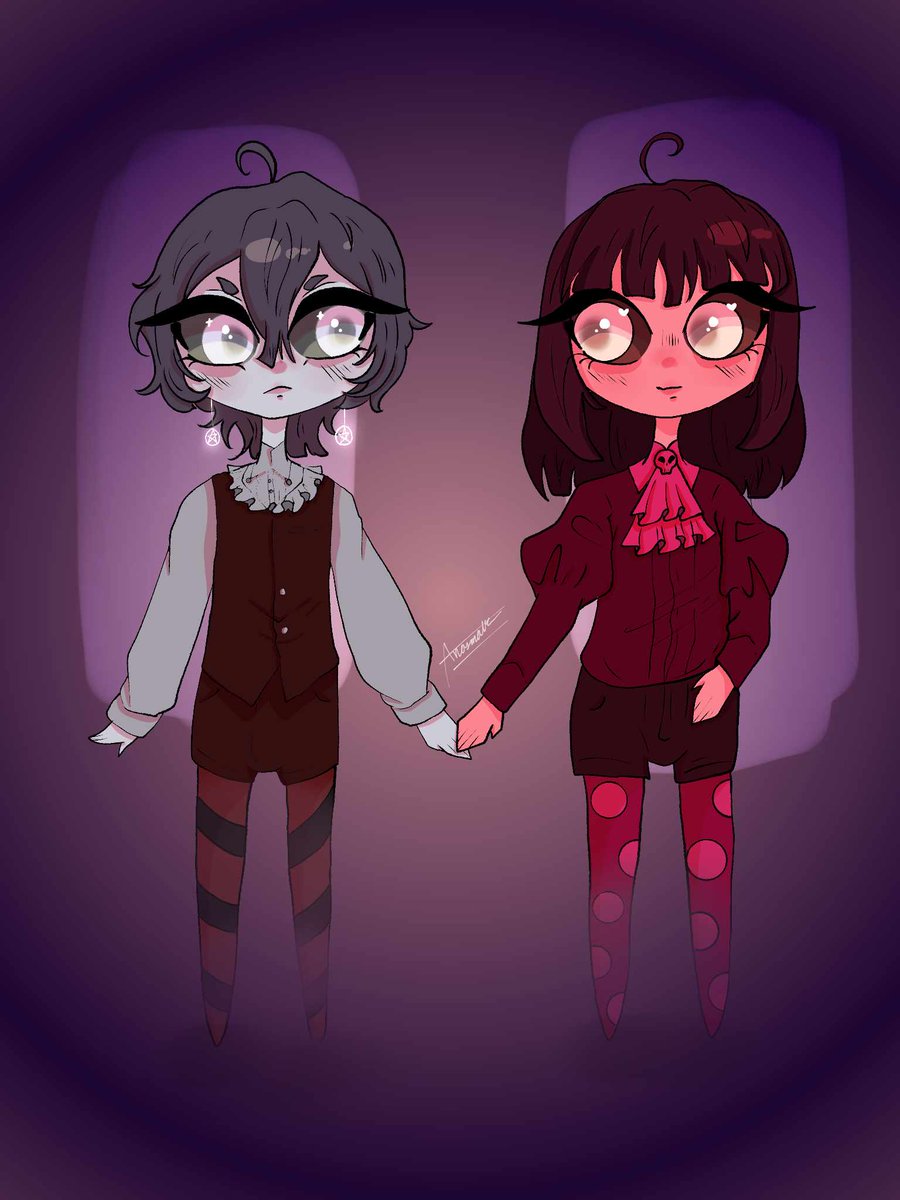 anasmallzz's tweet image. Sooooo I may have found my new favorite way to draw cute little characters. The first one is one I made for myself to represent me in reels and videos I make. But then I went off and drew more for some family and friends. Spooky cuties~! 

#spookycute #cute #art #cutecharacters